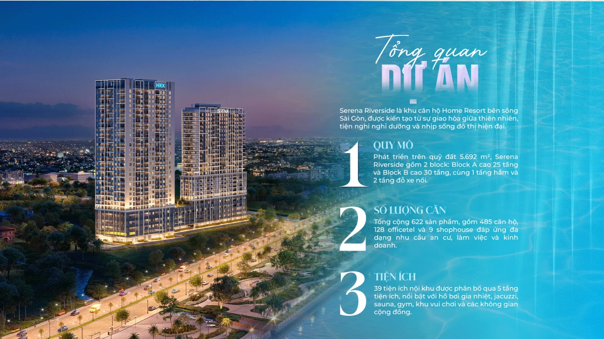 Phối cảnh tổng quan Serena Riverside