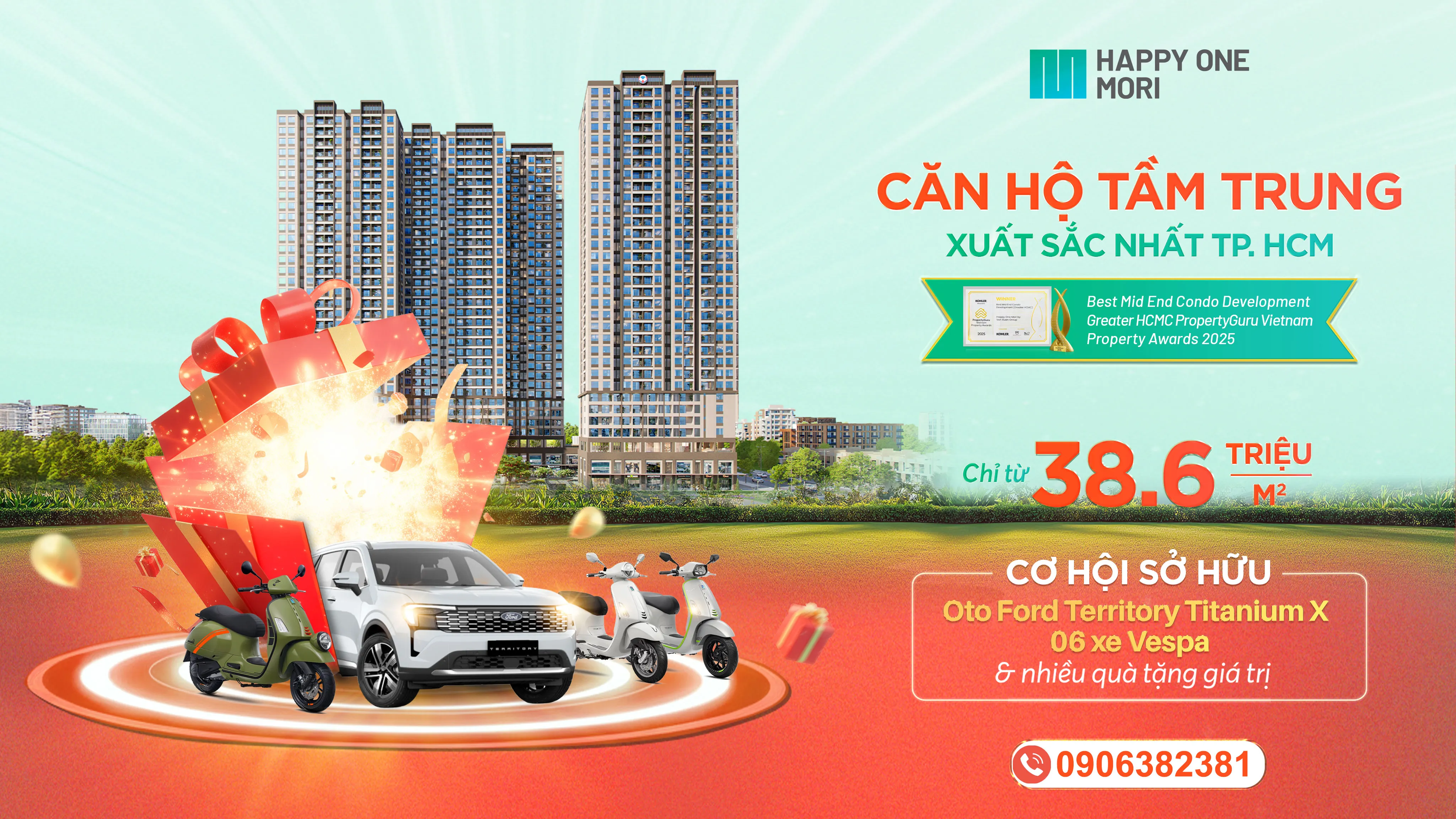 Chương trình khuyến mãi Happy One Mori